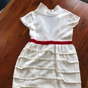 Janie and Jack winter white dress
